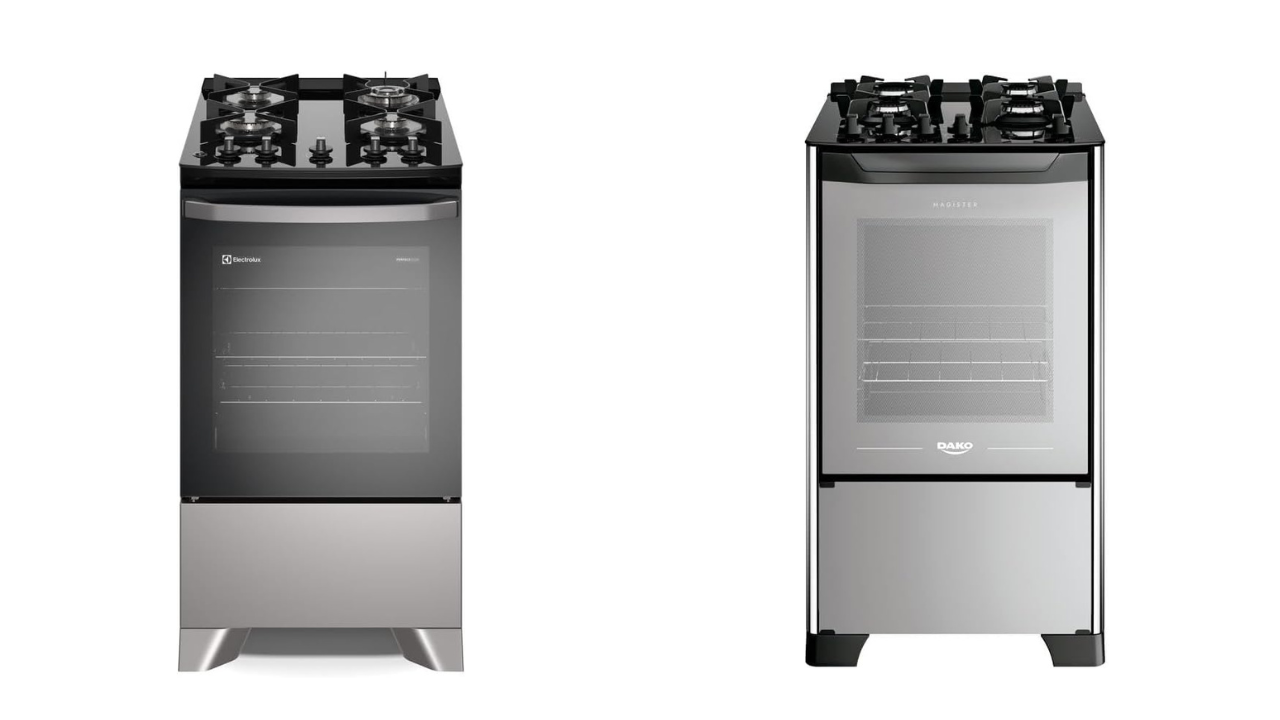 fogão Electrolux 4 bocas FE4GS vs Dako Magister Style