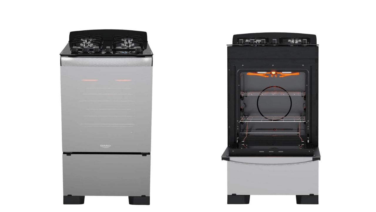 fogão dako diplomata glass grill style vale a pena