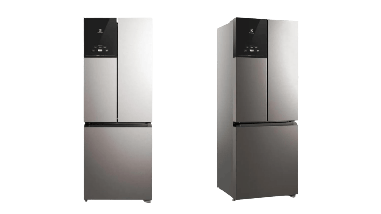 Geladeira Electrolux Frost Free Inverter 480L Efficient AutoSense 3 Portas Inox Look IM7S