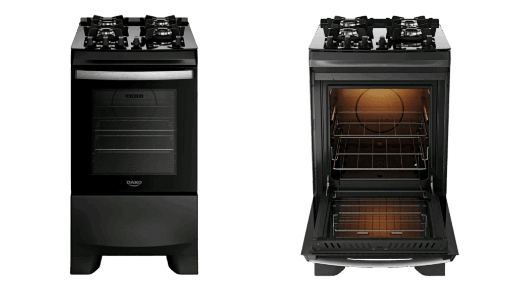 fogão electrolux fe4gs vs dako supreme black glass