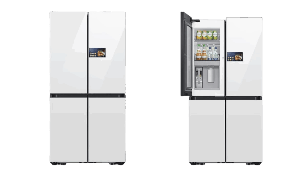 geladeira samsung french door rm90f clean white vale a pena