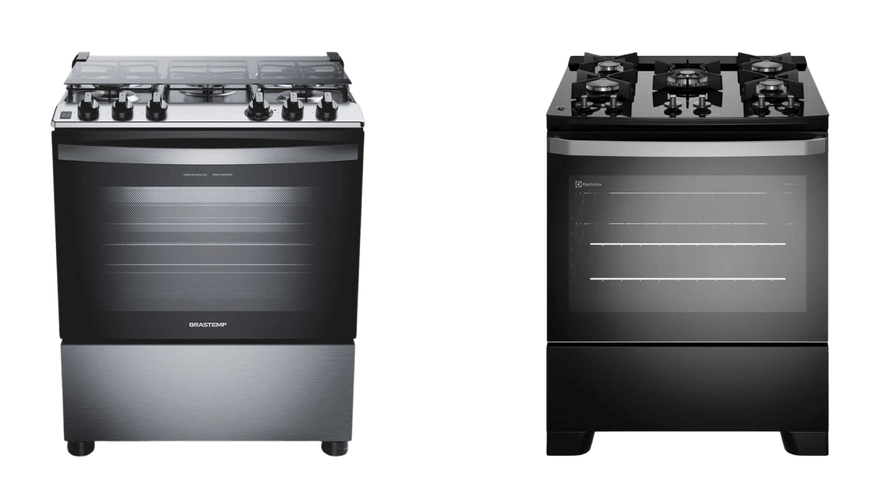 comparativo fogão brastemp bfs5gdr vs electrolux fe5gb