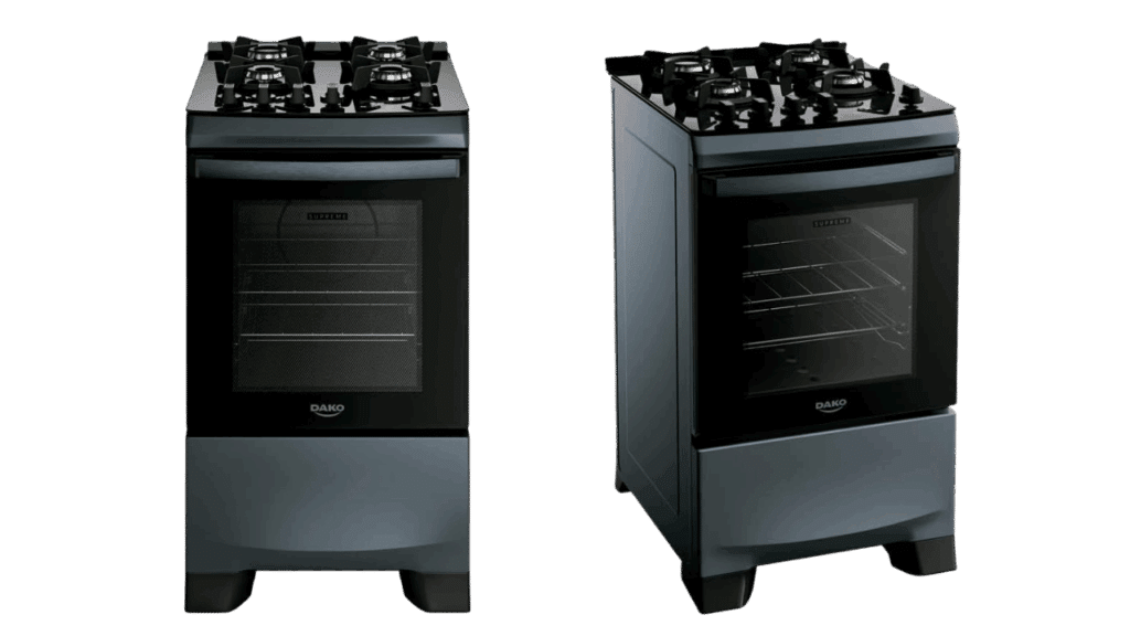 fogão 4 bocas dako supreme timer glass titanium vale a pena