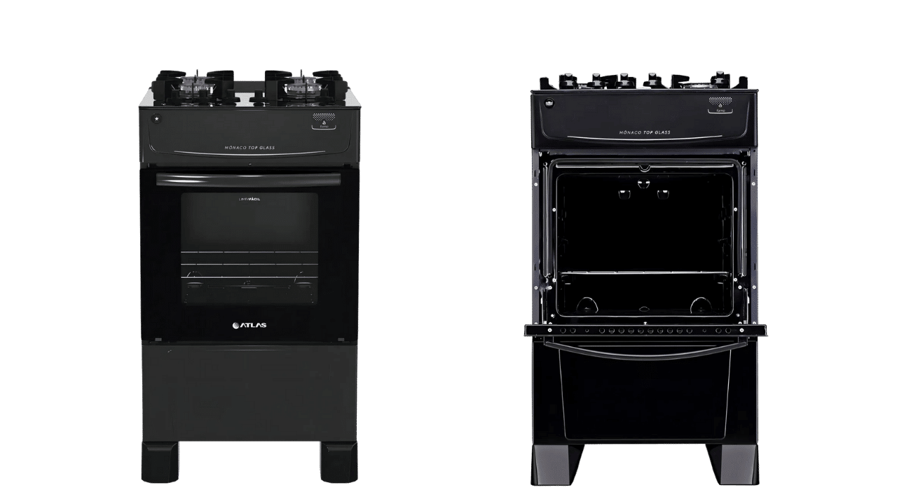 fogão atlas mônaco top glass 4 bocas vale a pena