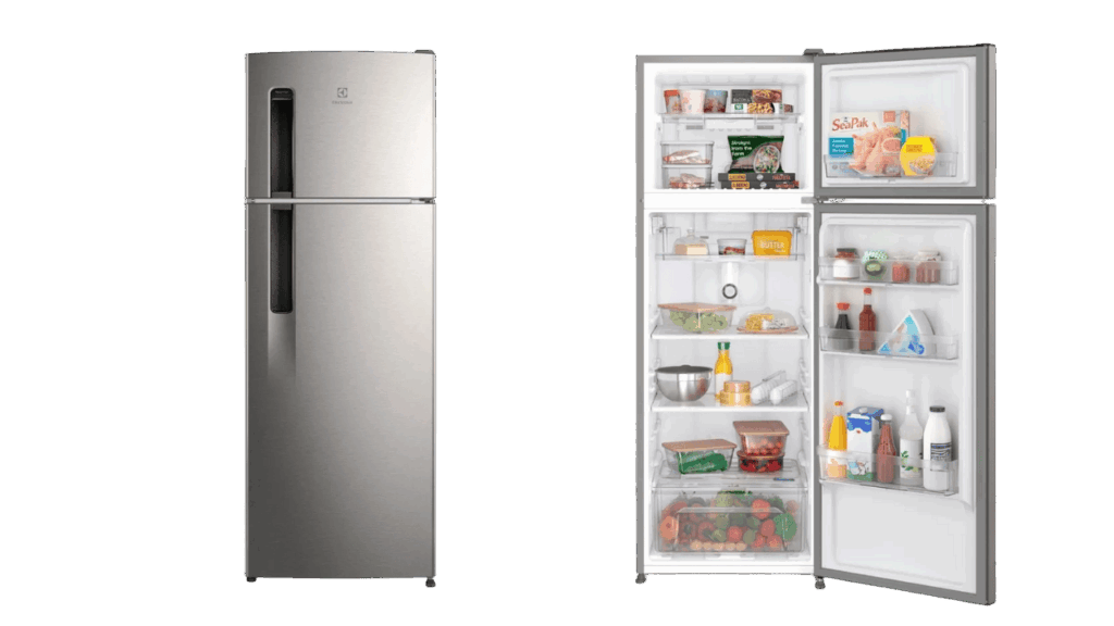 geladeira electrolux tf38s frost free 320l inox look vale a pena