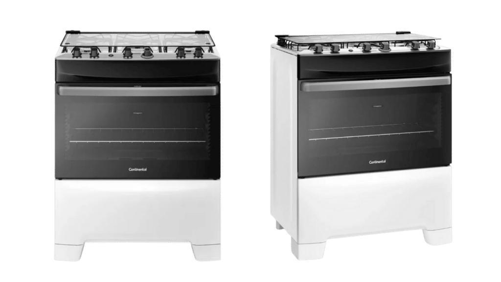 Comprar fogão Continental FC5IB 5 bocas inox branco