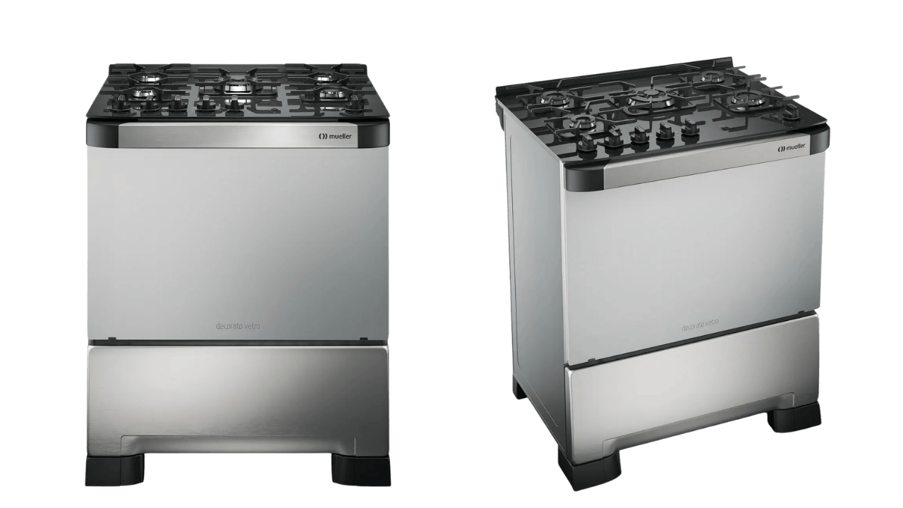 fogão mueller decorato vetro inox 5 bocas vale a pena comprar