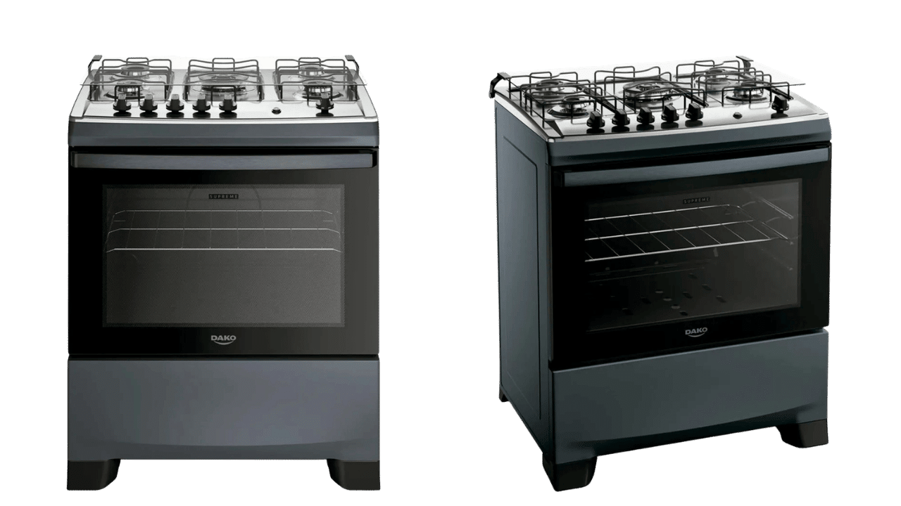 fogão dako supreme 5 bocas titanium bivolt vale a pena