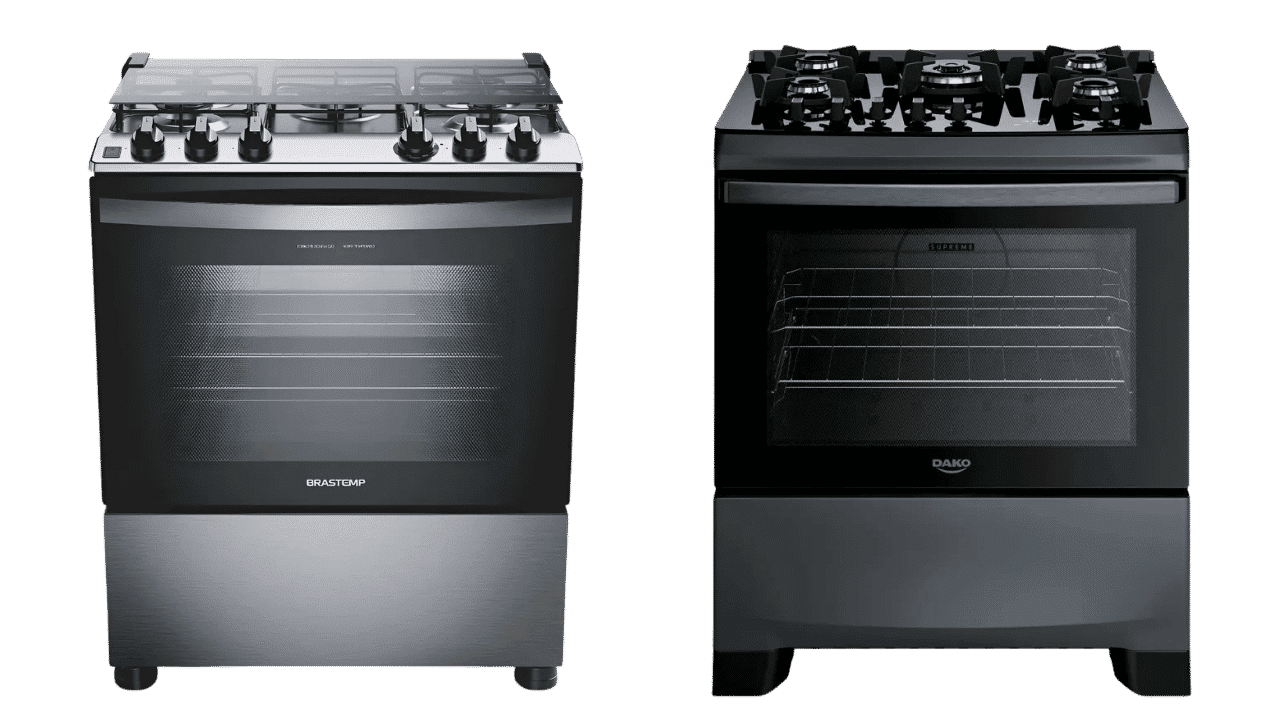 fogão brastemp bfs5gdr ou dako supreme glass qual comprar